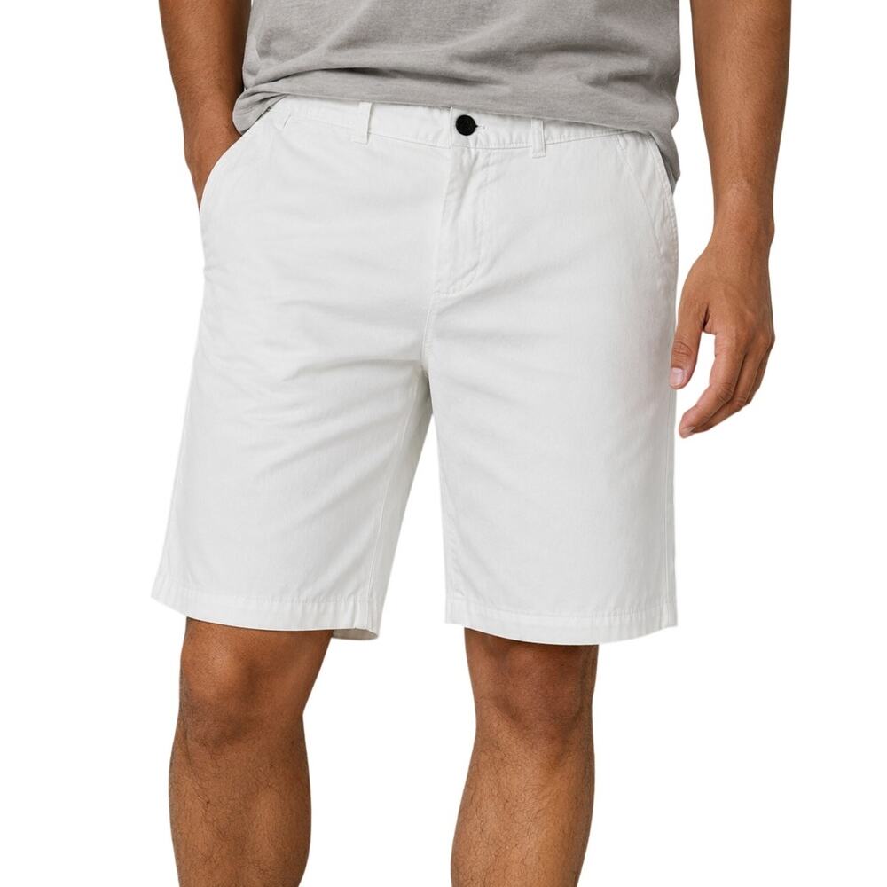 PacSun White Chino Shorts Size 30 Cotton Stretch Summer Coastal
